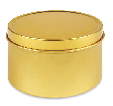 8 oz Tin Candle Package With Custom Logo