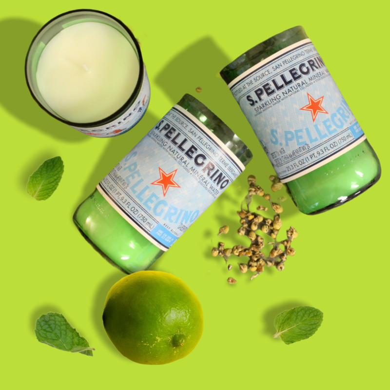 San Pellegrino Candle