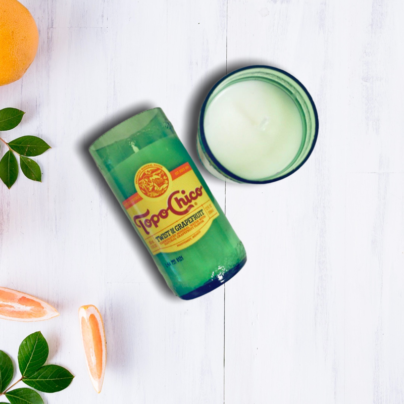 Topo Chico Grapefruit Candle