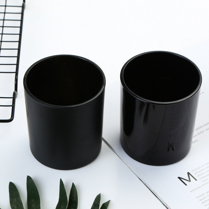 Black Tumbler Blank + Empty Jar