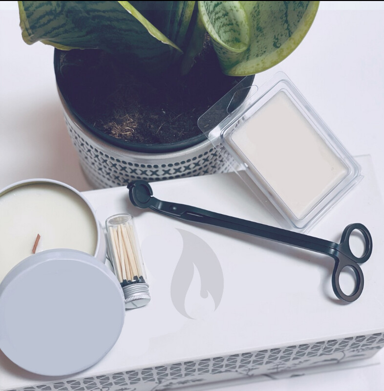 Elegant 4oz Tin Candle Package Blank