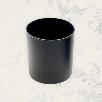 Medium Black Matte Blank + Empty Jar