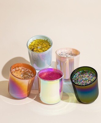 Large Luxury Blank Jar Glitter Candle Package
