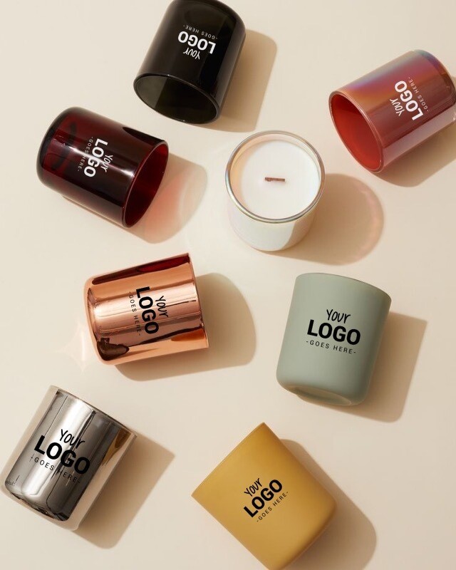 Large Luxury Logo Jar Candle Package