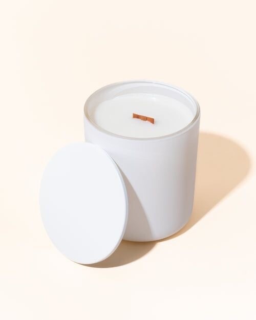 Matte White Luxury Candle