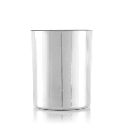 Mercury + Silver Tumbler Custom Logo Jar Candle Package