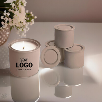 Innovative Custom Logo Metal Tin Candle Package