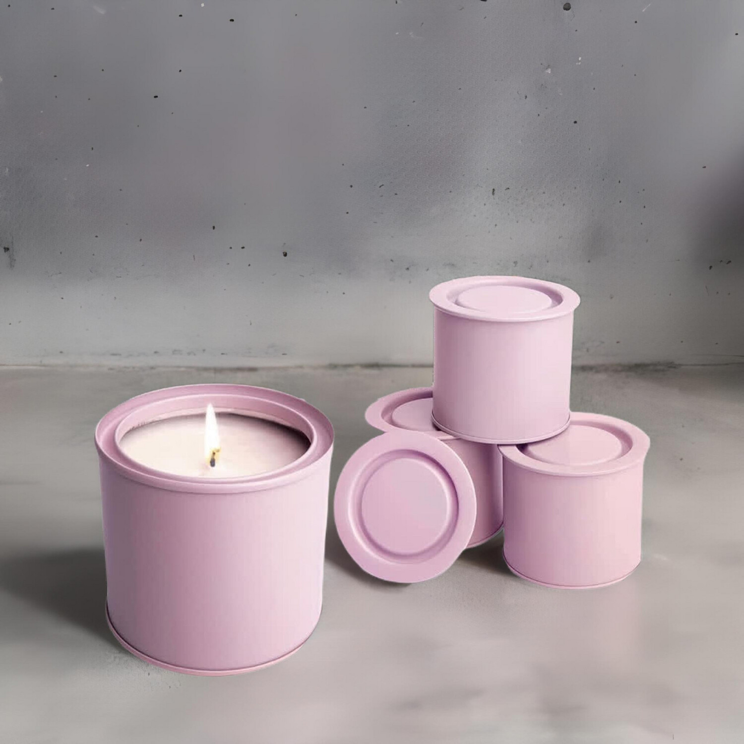 Innovative Metal Tin Candle Package