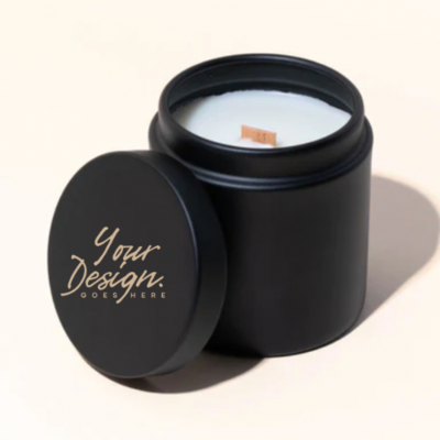 10 oz Luxury Tin Candle Package With Logo