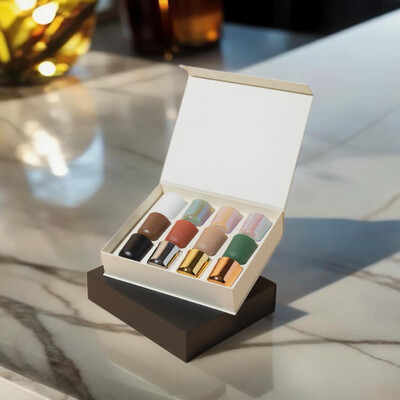 Petite Luxury Logo Jar Candle Package
