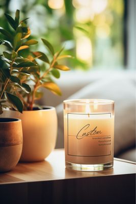 10 oz Tumbler Candle Package With Logo