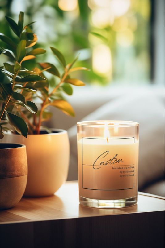 10 oz Tumbler Candle Package With Logo