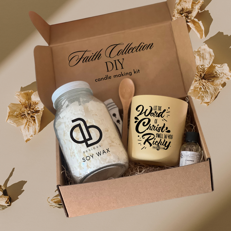 Let The Word Of Christ Dwell In You Richly Candle Making Kit