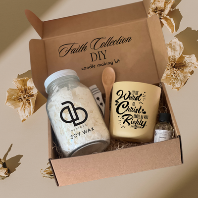 Let The Word Of Christ Dwell In You Richly Candle Making Kit