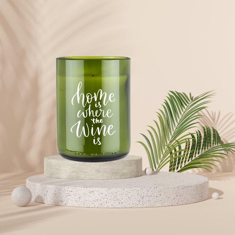 Home Is Where The Wine Is Candle