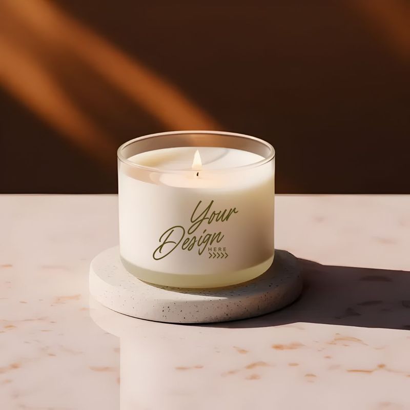 12 oz Tumbler Bowl Candle With Logo Package