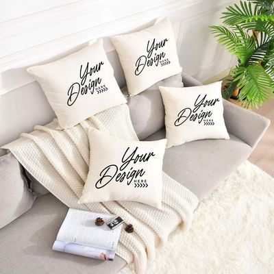 Custom Linen Logo Pillow