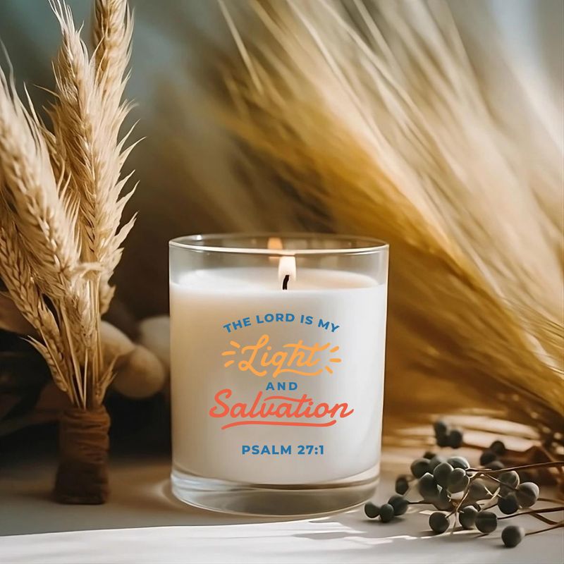 The Lord Is My Light + Salvation Candle