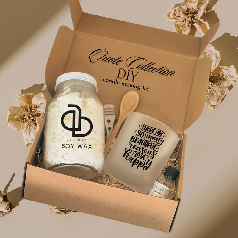Begin Each Day With A Grateful Heart Candle Making Kit