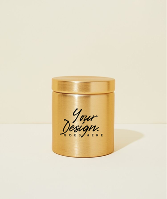 10 oz Luxury Tin Candle Package With Logo