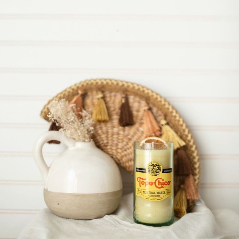 Topo Chico Candle