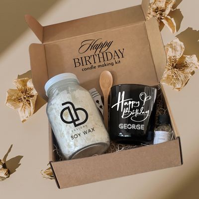 Personalized Happy Birthday Candle Making Kit