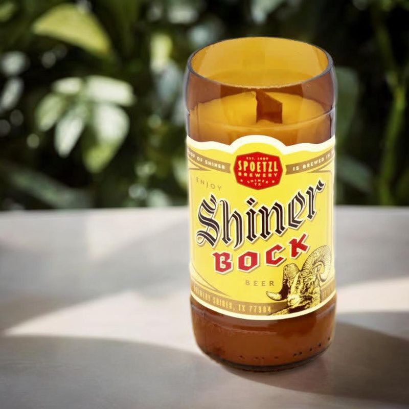 Shiner Beer Candle Package