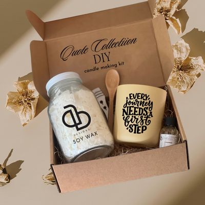 Every Journey Needs A First Step Candle Making Kit