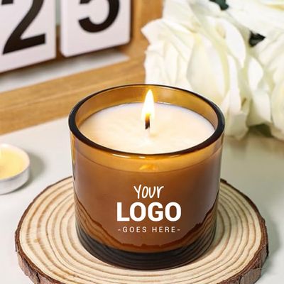 4 oz Glass Candle Package With Custom Logo
