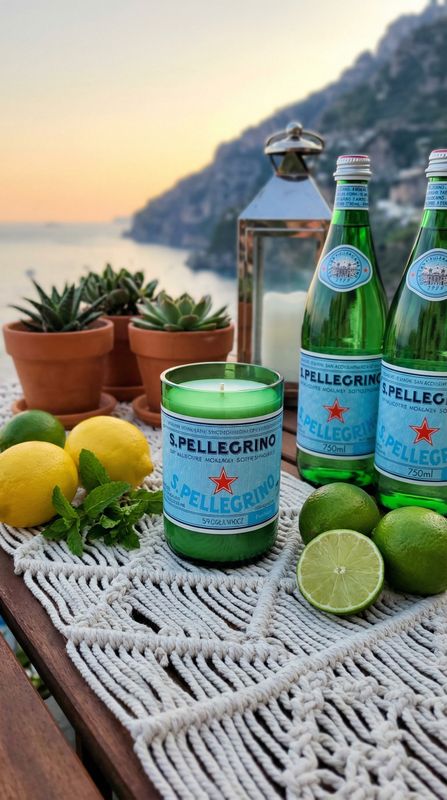 San Pellegrino Candle