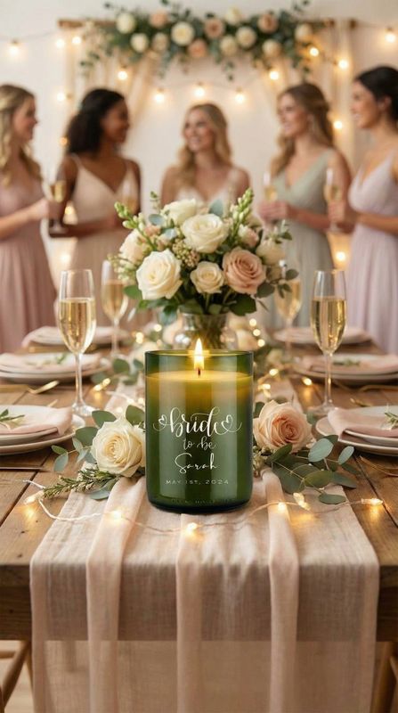 Personalized “Bride To Be” Candle