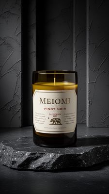 Meiomi Wine Bottle Candle