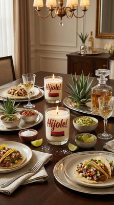 Hijole! Upcycled Bottle Candle