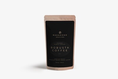 Roasted Whole Bean Robusta Coffee