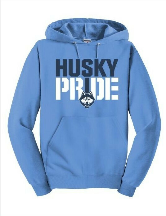 Husky Pride Football Hoodie