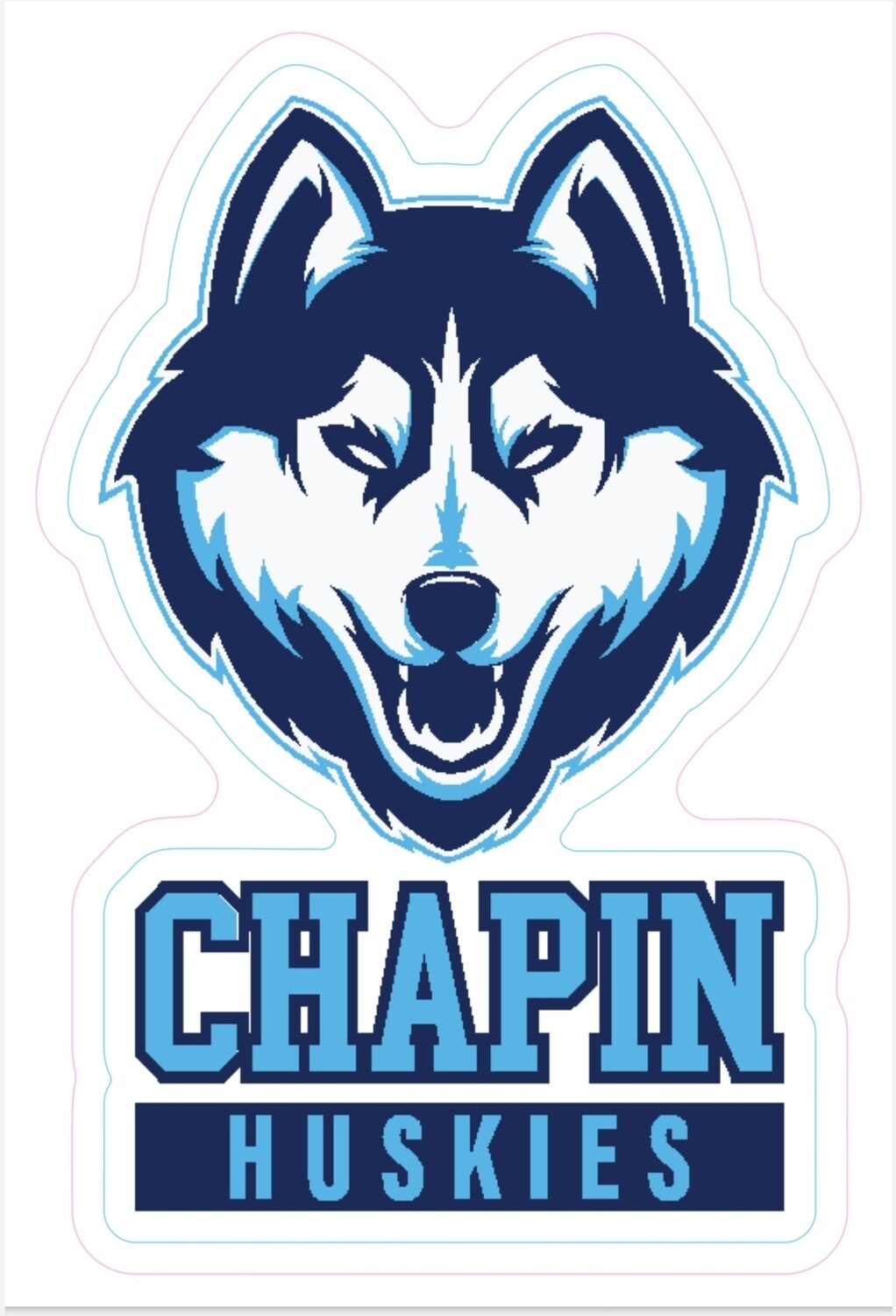 Chapin Huskies Car Decal