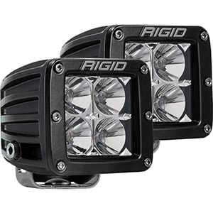 D-Series PRO Hybrid-Flood LED - Pair - Black