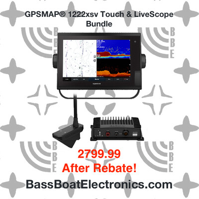 Garmin GPSMAP® 1222xsv Touch & LiveScope System Bundle Garmin GPSMAP® 1222xsv Touch & LiveScope System Bundle