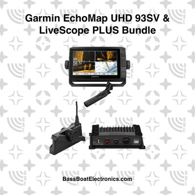 Garmin EchoMap UHD 93SV w/GT56UHD & LiveScope PLUS Bundle