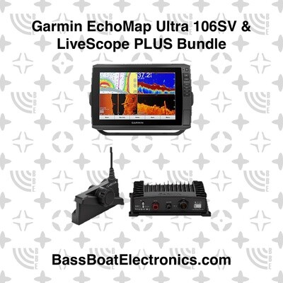 Garmin ECHOMAP Ultra 106SV & LiveScope PLUS Bundle
