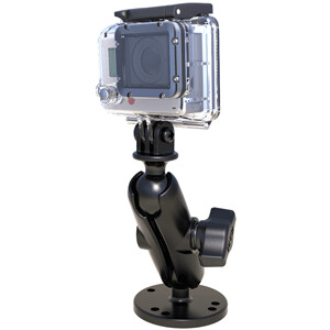 1" Ball Mount with Custom GoPro Hero Adapter