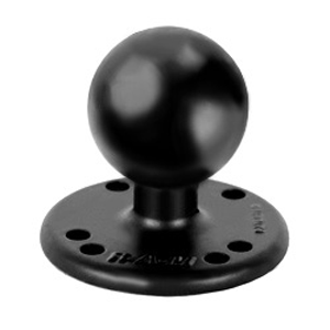 RAM MOUNT 2-1/2&quot; DIAMETER BASE W/1.5&quot; BALL