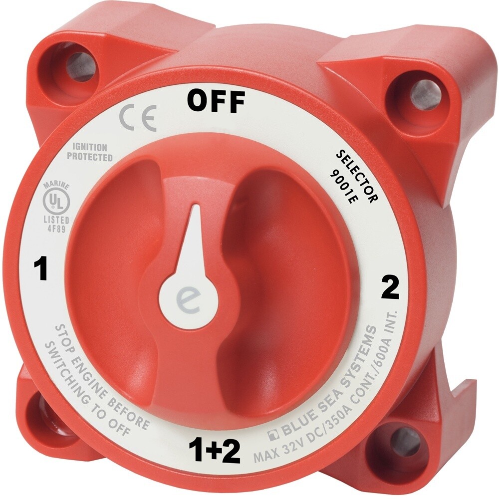 BLUE SEA 9001E E-SERIES BATTERY SWITCH SELECTOR