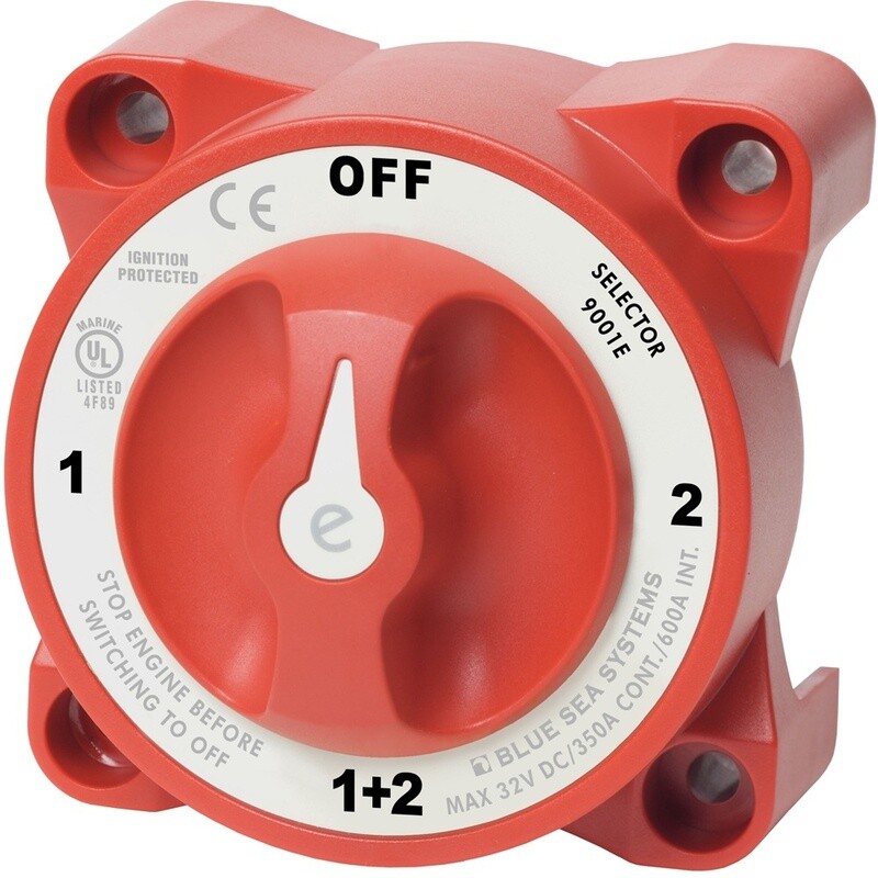 BLUE SEA 9001E E-SERIES BATTERY SWITCH SELECTOR