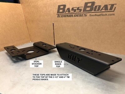 TBigfoot - Over The TM Pedal Dual Stack Mount - Top Plate Only