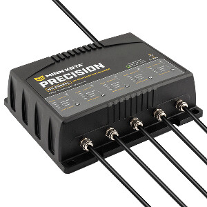 MINN KOTA ON-BOARD PRECISION CHARGER MK-550 PCL 5 BANK X 10 AMP LI OPTIMIZED CHARGER