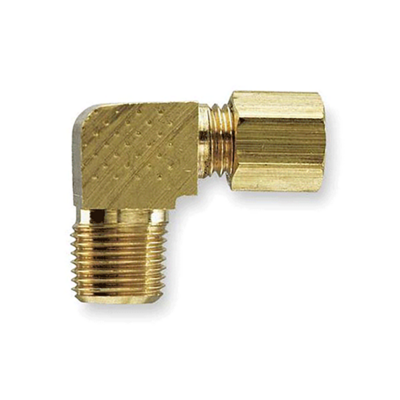 Cylinder Compression 90 degree Fitting - 5/16&quot; w/ Ferrule