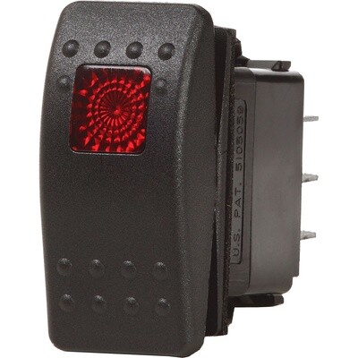 BLUE SEA 7929 CONTURA II SWITCH SPST BLACK - OFF-ON