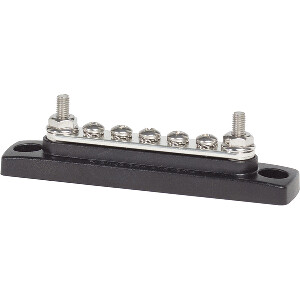 BLUE SEA 2304 MINIBUS 100 AMPERE COMMON BUSBAR 5 X 8-32 SCREW TERMINAL