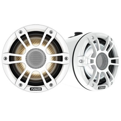 FUSION SIGNATURE SERIES 3I 6.5&quot; WAKE TOWER CRGBW SPEAKERS - WHITE